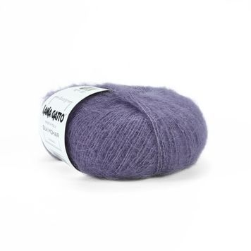 Пряжа Silk Mohair/Сілк Мохер, аметистовий 9373, Lana Gatto