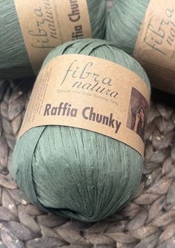 Raffia Chunky 114-14 темно-трав'яний