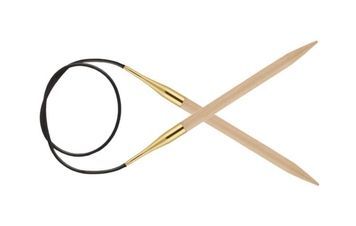 Спицы круговые Basix Birch Wood KnitPro, 60 см, 15.00 мм 35329