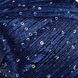 Пряжа Paillettes/Паллетс, синій (паєтка голографічна) 8605, Lana Gatto