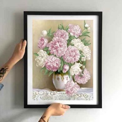 Заготовка для вышивки Пиони ЗПК-024