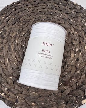 Ispie White пряжа рафия Испи белая