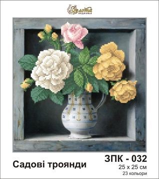 Заготовка для вышивки Садовые розы ЗПК-032