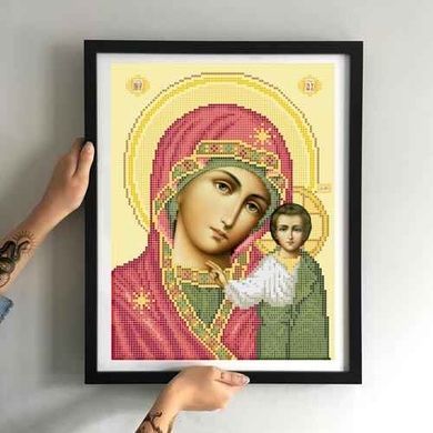 Схема для вишивки ікона Божої Матері ЗПО-028