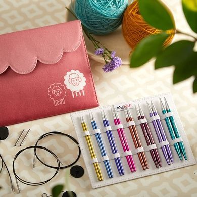 Набір змінних спиць Deluxe Zing KnitPro 47424