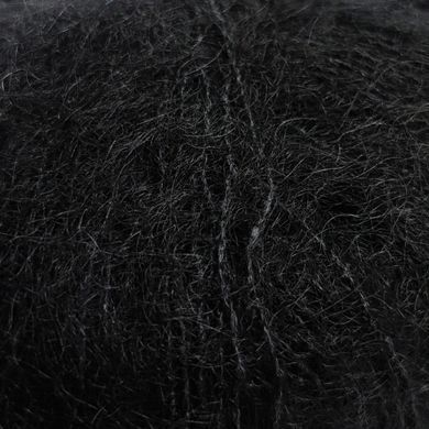 Пряжа Silk Mohair/Сілк Мохер, чорний 6037, Lana Gatto