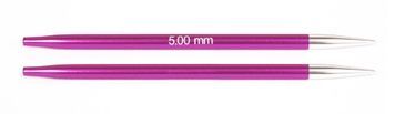 Спиці з'ємні Zing KnitPro, 11,5 см, 5.00 мм, 47505