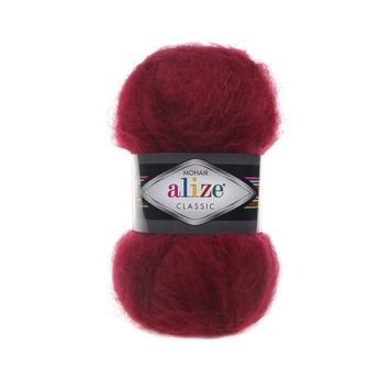 MOHAIR CLASSIC 57 бордо