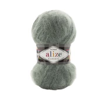 MOHAIR CLASSIC 180 зелено-сірий