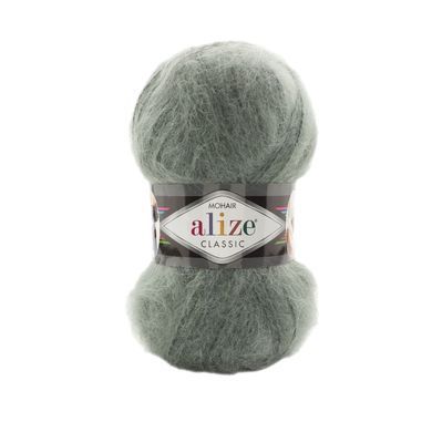 MOHAIR CLASSIC 180 зелено-сірий