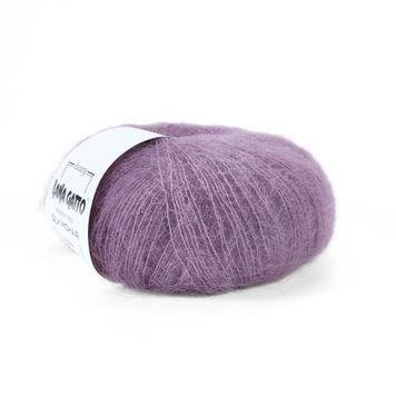 Пряжа Silk Mohair/Сілк Мохер, світло-фіолетовий 30140, Lana Gatto