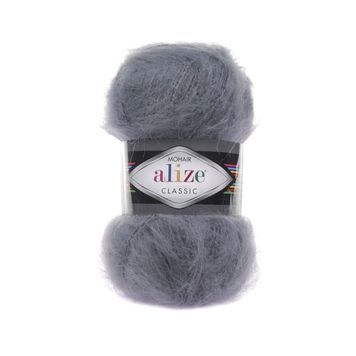 MOHAIR CLASSIC 87 темно-сірий