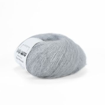 Пряжа Silk Mohair/Сілк Мохер, блакитна крейда 6033, Lana Gatto