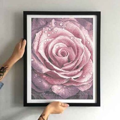 Схема для вишивки Троянда рожева (велика) ЗПК-048