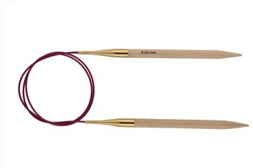 Спицы круговые Basix Birch Wood KnitPro, 60 см, 8.00 мм 35325